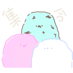 [LINEスタンプ] ゆる〜いお供さんたち