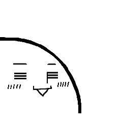[LINEスタンプ] [りがお絵]ほっこり顔