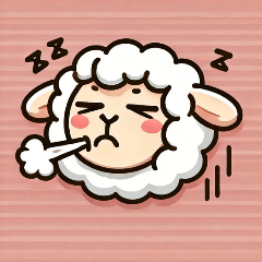 [LINEスタンプ] 迷えるひつじのツンデレぷんすかスタンプ