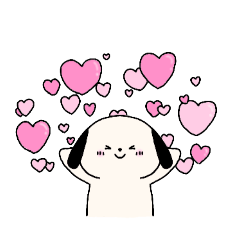 [LINEスタンプ] たれ耳わんわん
