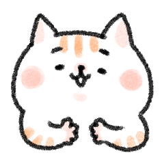 [LINEスタンプ] 水彩猫（気持ちを伝えるスタンプ）