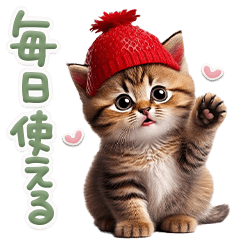 [LINEスタンプ] ねこちぃずneo♡挨拶とお返事♡飛び出す