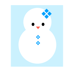 [LINEスタンプ] 雪だるまのパレード50