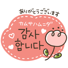 [LINEスタンプ] 大人かわいい韓国語♡これさえあればOK！