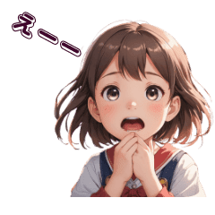 [LINEスタンプ] かわいい女の子たちの日常です