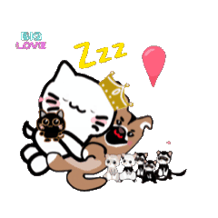 [LINEスタンプ] 動く王族の猫：かわいい仲間たち