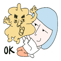 [LINEスタンプ] ゴールデン氏と彼の謎の人形師