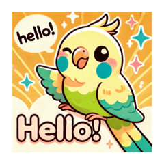 [LINEスタンプ] セキセイインコのきもち♪