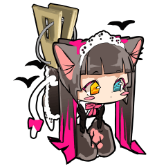 [LINEスタンプ] 猫メイドちゃんの日常