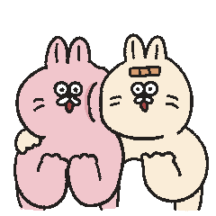 [LINEスタンプ] うさまろ＆ウサリーヌスタンプ3