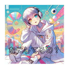 [LINEスタンプ] 配線ガール