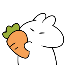 [LINEスタンプ] つりめなうさぎ