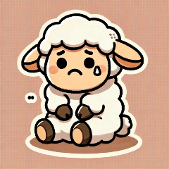 [LINEスタンプ] 迷えるひつじのツンデレ日常スタンプ
