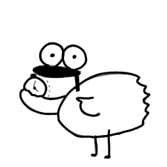 [LINEスタンプ] ダチョウ2