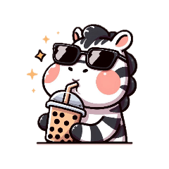 [LINEスタンプ] Zebra-ハッピー増量プラン