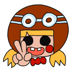 [LINEスタンプ] ヘルメットパイロットちゃん