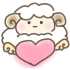 [LINEスタンプ] ひつじちゃんの日常すたんぷ