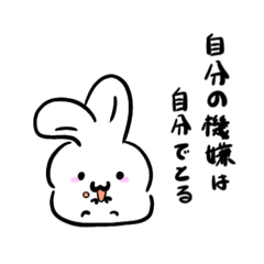 [LINEスタンプ] うさぎの嫁ちゃん