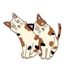 [LINEスタンプ] [アレンジ用]ぶち猫