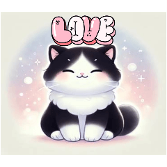 [LINEスタンプ] 猫ちゃんたちのラブラブスタンプ