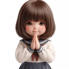 [LINEスタンプ] ぽっちゃりガール - 甘えん坊な彼女