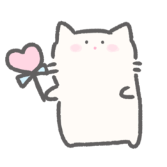 [LINEスタンプ] かわいいねこの日常2