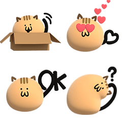 [LINEスタンプ] モチネコズ