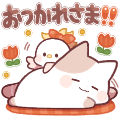 [LINEスタンプ] ねっころねこさん【毎日使えるスタンプ】肆