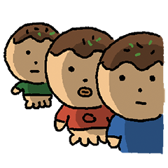 [LINEスタンプ] ぐちゃぐちゃたこ焼きの友達