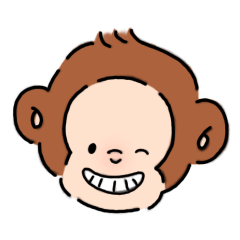 [LINEスタンプ] おさるのボンゴ 1