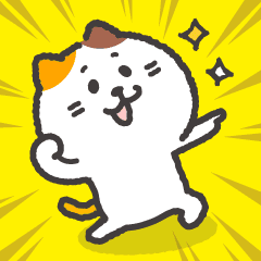 [LINEスタンプ] はっちゃけ！！ねこ