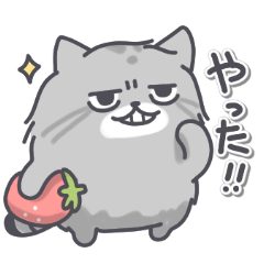 [LINEスタンプ] マヌルネコの日常色々2（苺）