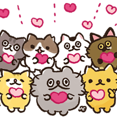 [LINEスタンプ] ねこのぶーちゃんスタンプ14