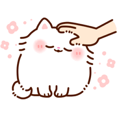 [LINEスタンプ] ふわふわにゃんこのやさしいスタンプ2