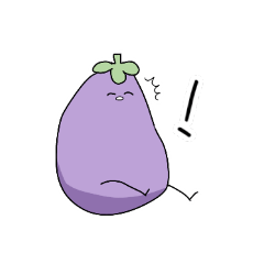 [LINEスタンプ] 様子がおかしいなすび