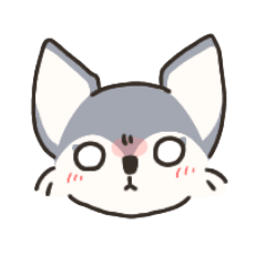 [LINEスタンプ] きつねとおおかみ
