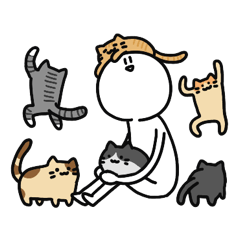 [LINEスタンプ] 猫とさびお