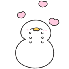 [LINEスタンプ] へんてこなアヒル 好きな気持ち