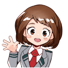 [LINEスタンプ] ヒロアカ女の子だけスタンプ