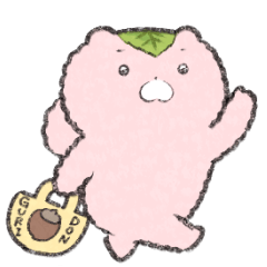 [LINEスタンプ] 和菓子みたいなどうぶつたち1