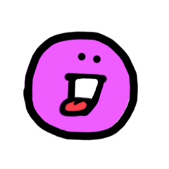 [LINEスタンプ] カラフルmarugao 顔1
