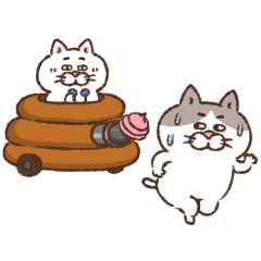 [LINEスタンプ] 目付きの悪い猫【使いにくい】