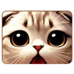 [LINEスタンプ] カワイイたれみみスコティッシュフォールド