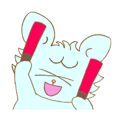 [LINEスタンプ] おめでとう うるうる うさぎ