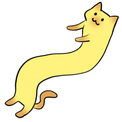 [LINEスタンプ] ろ～んぐねこさ～ん