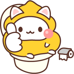 [LINEスタンプ] うんこにゃん♡猫の日スタンプ