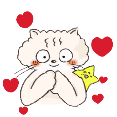 [LINEスタンプ] くもにゃんとぼっしーの仲良しスタンプ2
