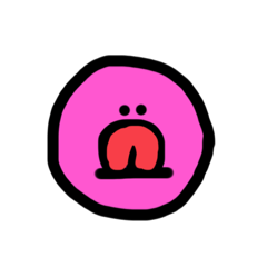 [LINEスタンプ] カラフルmarugao 顔2