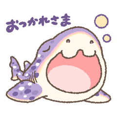 [LINEスタンプ] くもさんこうのおうちザメ