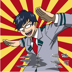 [LINEスタンプ] いいぞガンバレ飯田くん！